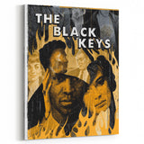 The Black Keys Concert Poster Art – Retro Rock Wall Decor