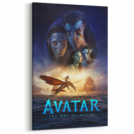 2020s Vintage Movie Poster – Avatar: The Way of Water Retro Film Art