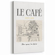 Le Café Coffee Bar Print - Kitchen Wall Art for Coffee Lovers
