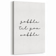 Funny Thanksgiving Wall Art - Autumn Canvas Art with Festive Quote