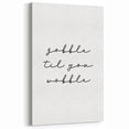 Funny Thanksgiving Wall Art - Autumn Canvas Art with Festive Quote