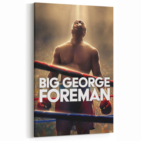 2020s Vintage Movie Poster - Big George Foreman Retro Film Art