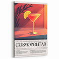 Cosmopolitan Cocktail Art - Stylish Bar & Kitchen Wall Decor