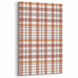 Rustic Plaid Fall Wall Art - Autumn Canvas Art for Cozy Decor