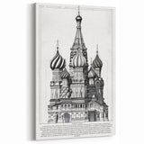 St. Basil's Cathedral Architectural Wall Art