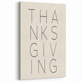 Minimalist Thanksgiving Fall Wall Art – Autumn Canvas Decor