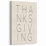 Minimalist Thanksgiving Fall Wall Art – Autumn Canvas Decor