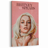 2020s Vintage Movie Poster - Britney vs Spears Retro Film Art