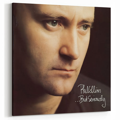 Phil Collins ...But Seriously Retro Wall Art – Vintage Canvas Print