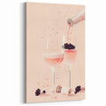 Sparkling Wine Pour Print - Wine Wall Art for Elegant Home Decor