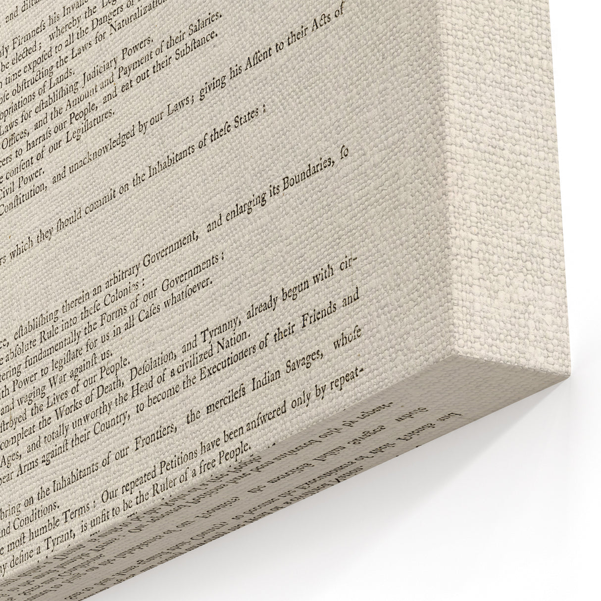 Historic Declaration - Patriotic Wall Art