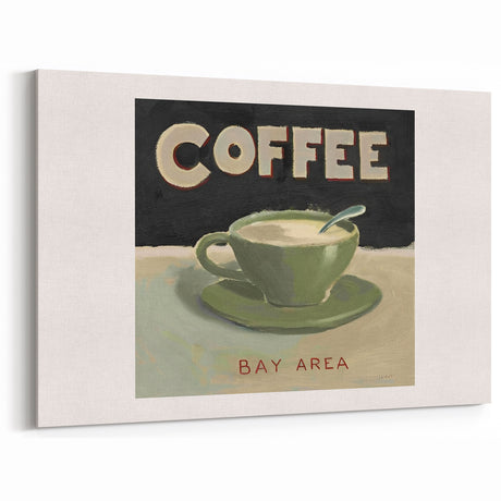 Vintage Coffee Sign Print - Coffee Wall Art for Kitchen & Cafe