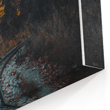 Golden Tree & Railway Fall Wall Art – Autumn Canvas Print