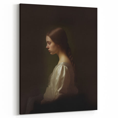 Elegant Vintage Portrait – Classic Old-World Portrait Decor Art