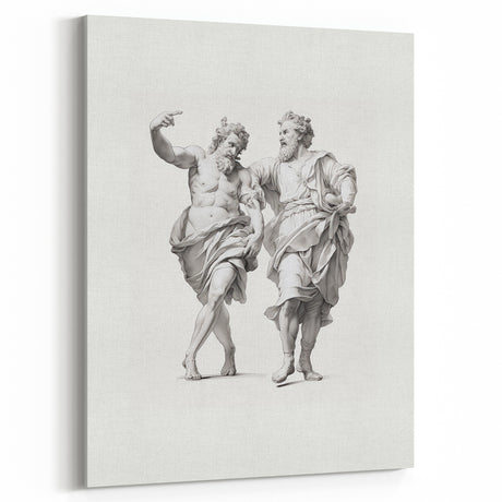 Vintage Portrait Art – Classic Greco-Roman Sculpture Wall Print
