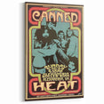 Canned Heat Retro Poster Art | Vintage Music Wall Art