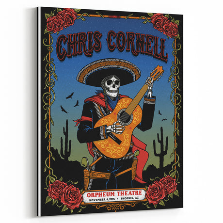 Chris Cornell Retro Poster | Vintage Music Wall Art