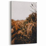 Golden Ferns Fall Wall Art – Nature-Inspired Autumn Canvas Print