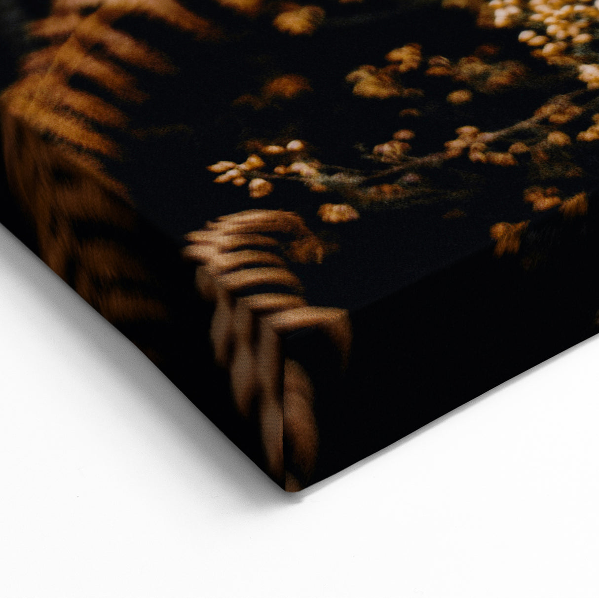 Golden Ferns Fall Wall Art – Nature-Inspired Autumn Canvas Print