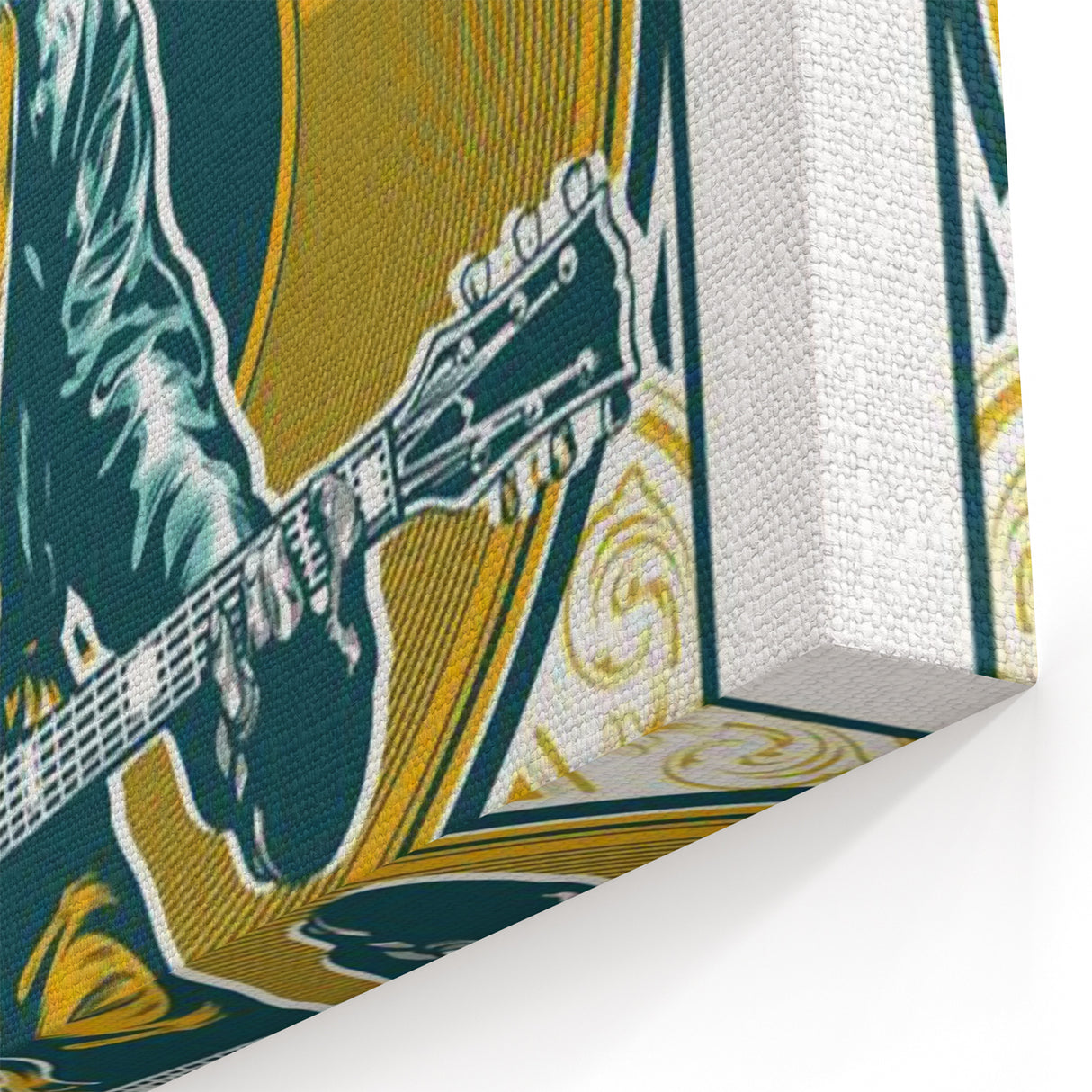 Chuck Berry Vintage Guitar Poster | Retro Music Wall Art