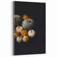Elegant Fall Wall Art – Autumn Pumpkins and Gourds Canvas Print