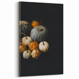 Elegant Fall Wall Art – Autumn Pumpkins and Gourds Canvas Print