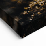 Minimalist Fall Wall Art – Golden Ferns Nature Canvas Print