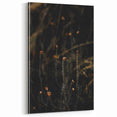 Moody Fall Wall Art – Dried Autumn Wildflowers Canvas Print