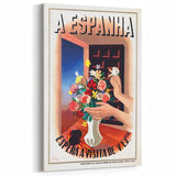 A Espanha Travel Poster – Vintage Advertising Retro Wall Art