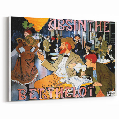 Absinthe Berthelot Vintage Poster – Classic Retro Wall Art