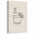 Minimalist Cocktail Shot Wall Art - Fun Bar and Kitchen Decor