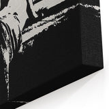 Vintage Retro Poster Art: The Cure Black and White Wall Art