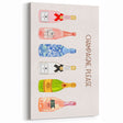 Champagne Bottles Wall Art - Bar Decor for Lounge & Kitchen