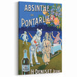 Absinthe de Pontarlier Poster: Retro Advertising Art, Vintage Print