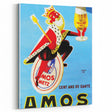 AMOS Pils Beer Poster: Retro King Advertising Wall Art