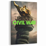 2020s Vintage Movie Poster – Civil War Retro Film Art