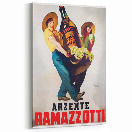 Vintage Ramazzotti Poster - Retro Italian Liquor Advertising Art