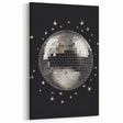 Silver Disco Ball Party Art - New Year's Eve Wall Art Print