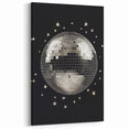 Silver Disco Ball Party Art - New Year's Eve Wall Art Print