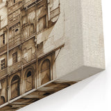 Architectural Wall Art - Vintage Building Illustration