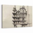 Architectural Wall Art - Historic Mansion Illustration
