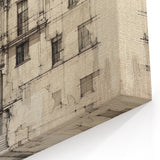 Architectural Wall Art - Vintage Building Design Illustration