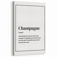 Champagne Definition Print - New Year's Eve Wall Art Decor