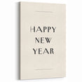 Minimalist Happy New Year - New Year's Eve Wall Art Print