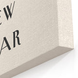 Minimalist Happy New Year - New Year's Eve Wall Art Print