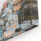 Positano Coastline - Summer Wall Art, Mediterranean Travel Print