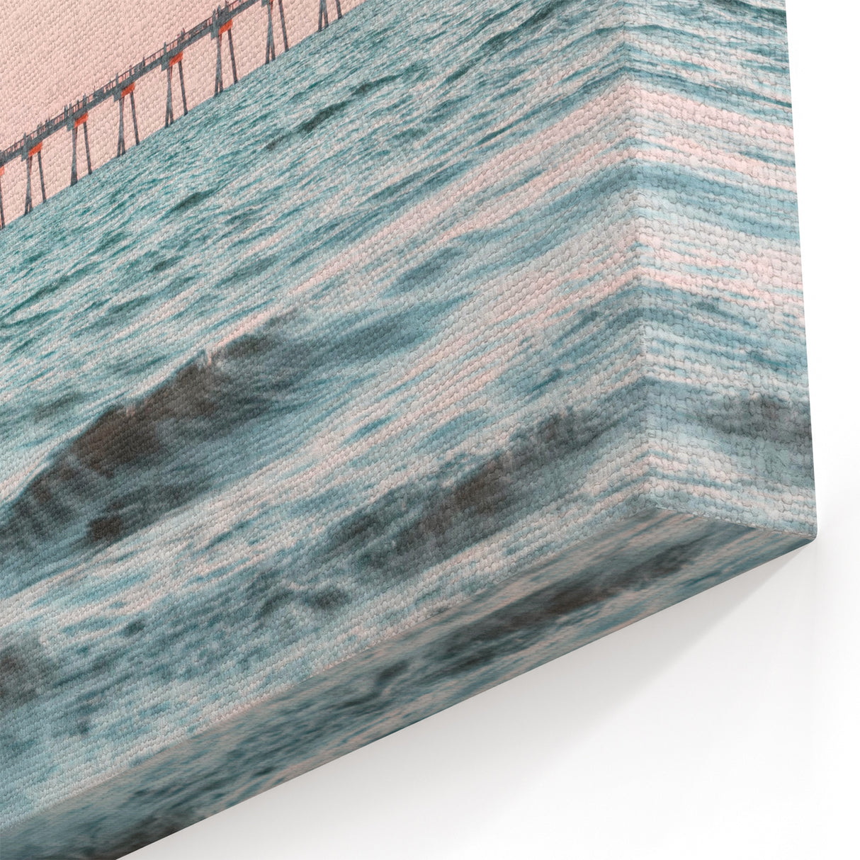 Tranquil Ocean Pier - Summer Wall Art, Coastal Landscape Print