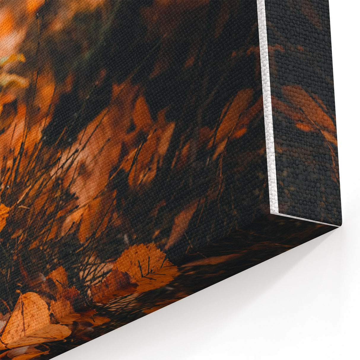 Autumn Leaves on Forest Floor – Fall Wall Art for Home Décor