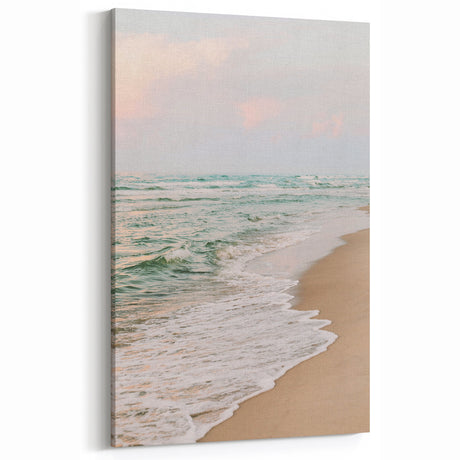 Gentle Ocean Waves - Summer Wall Art, Coastal Beach Print