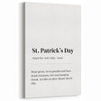 Funny St. Patrick’s Day Wall Art – Irish Typography Print Decor